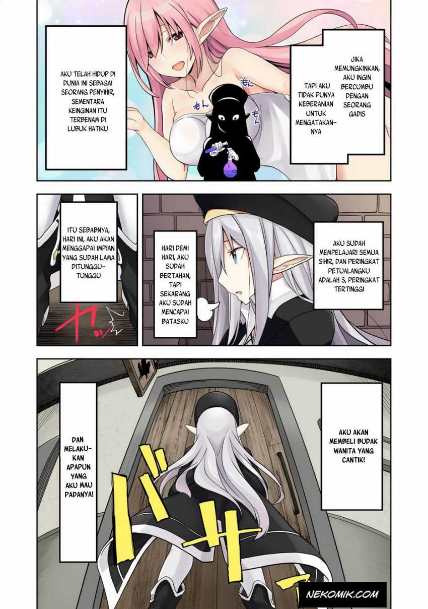 Eroi Koto Suru Tame ni Kyonyuu Bishoujo Dorei o Katta Hazu ga, Oshishou-sama to Shitawa Rete Omotta Toori ni Ikanaku Naru Hanashi Chapter 01 Gambar 5
