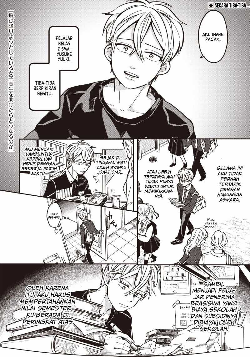 Tobioriyou to Shiteiru Joshikousei wo Tasuketara Dou Naru no Ka? Chapter 01 Gambar 4