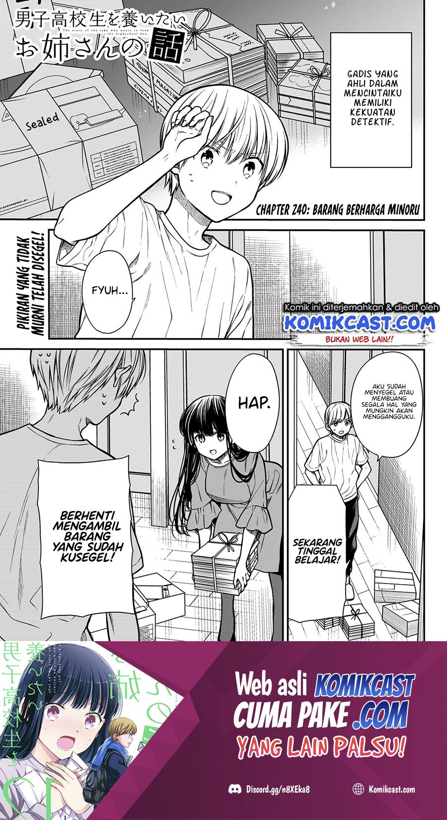 Baca  Danshi Koukousei wo Yashinaitai Onee-san no Hanashi Chapter 240 Gambar 2