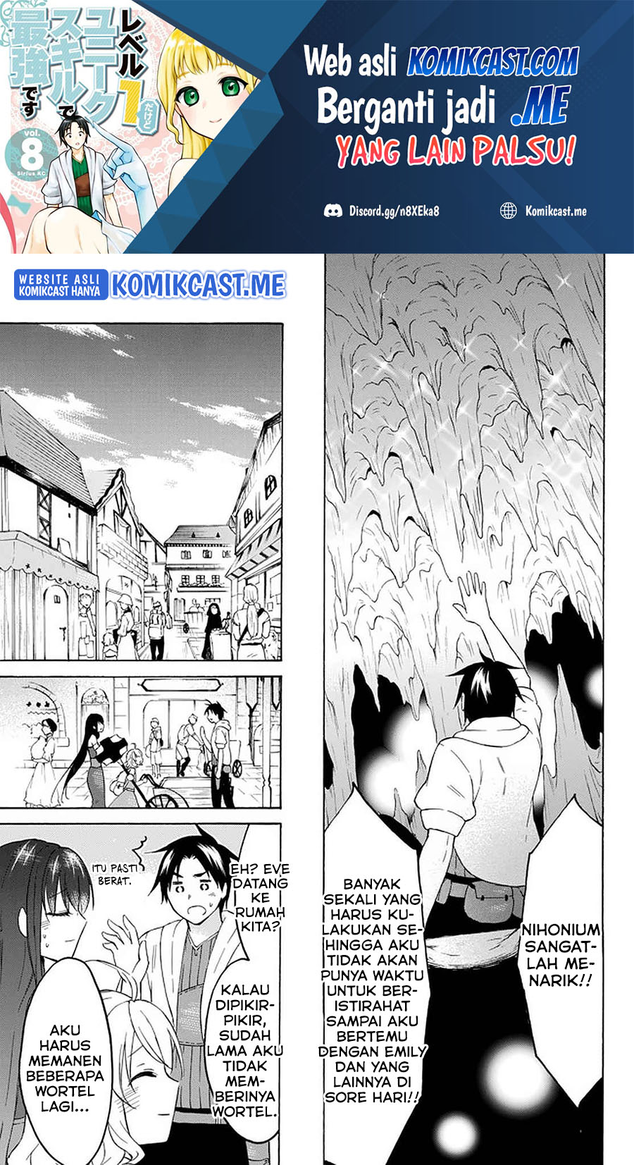Baca  Level 1 dakedo Unique Skill de Saikyou desu Chapter 34 Gambar 2