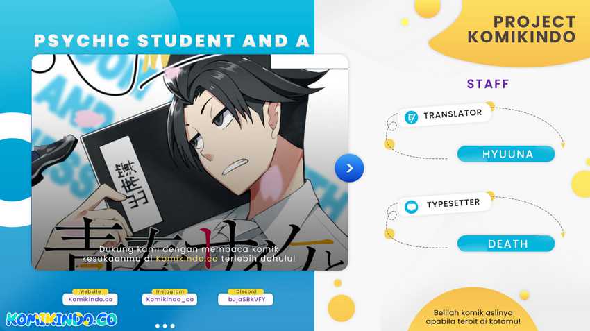 Baca Komik Psychic Students And A Lazy Teacher Chapter 06.5 Gambar 1