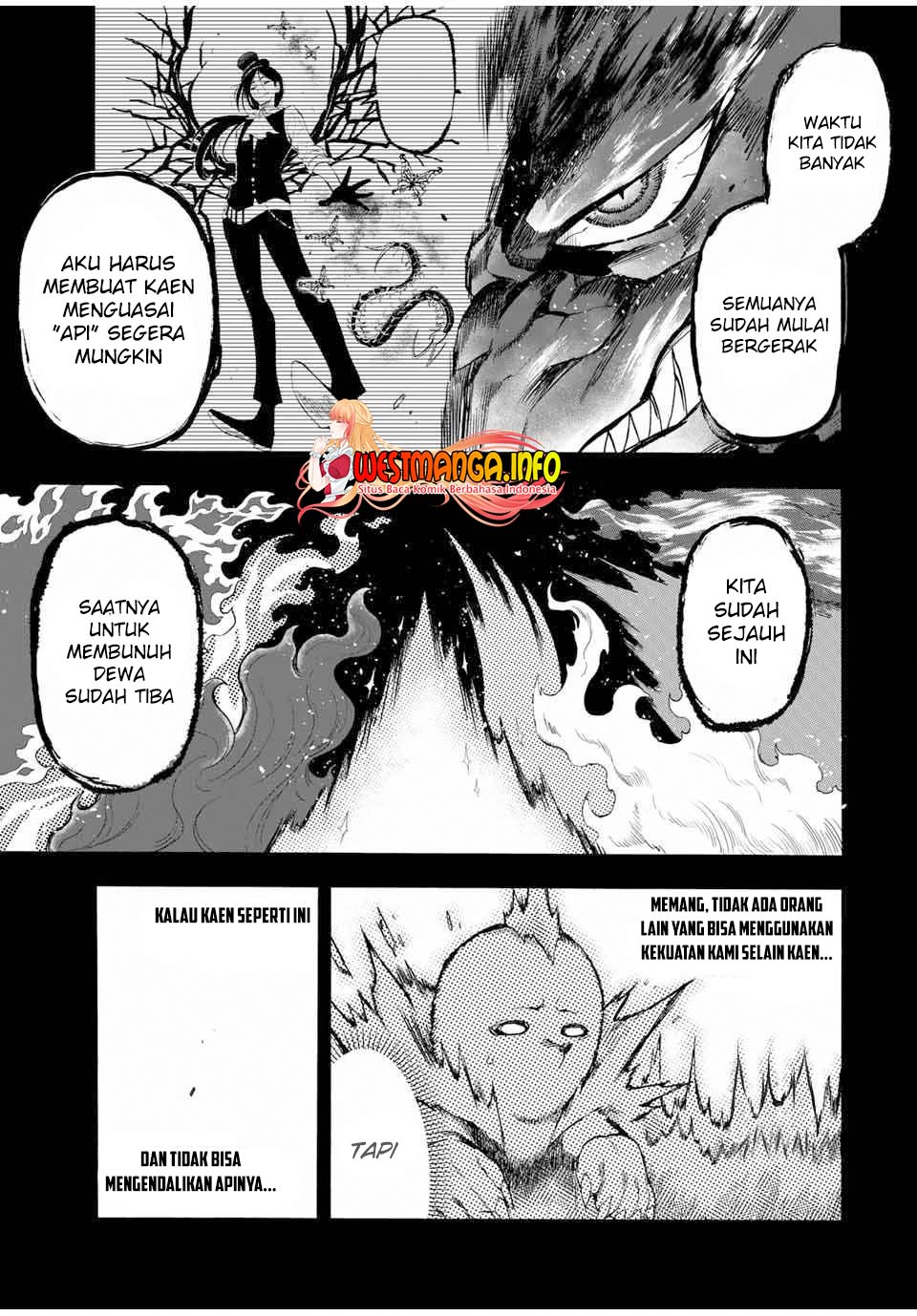 Jigoku no Gouka de Yaka re Tsuzuketa Shounen. Saikyou no Honou Tsukai to Natte Fukkatsu Suru. Chapter 95 Gambar 7