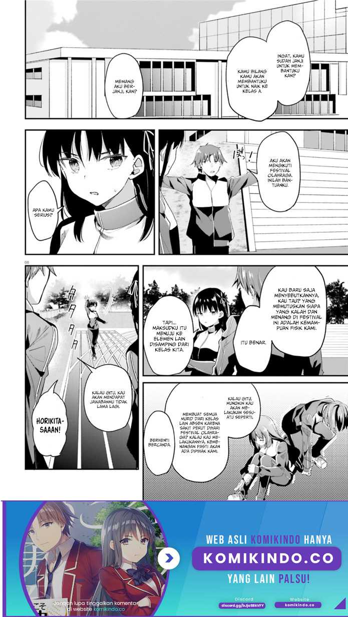 Youkoso Jitsuryoku Shijou Shugi no Kyoushitsu e Chapter 60 8