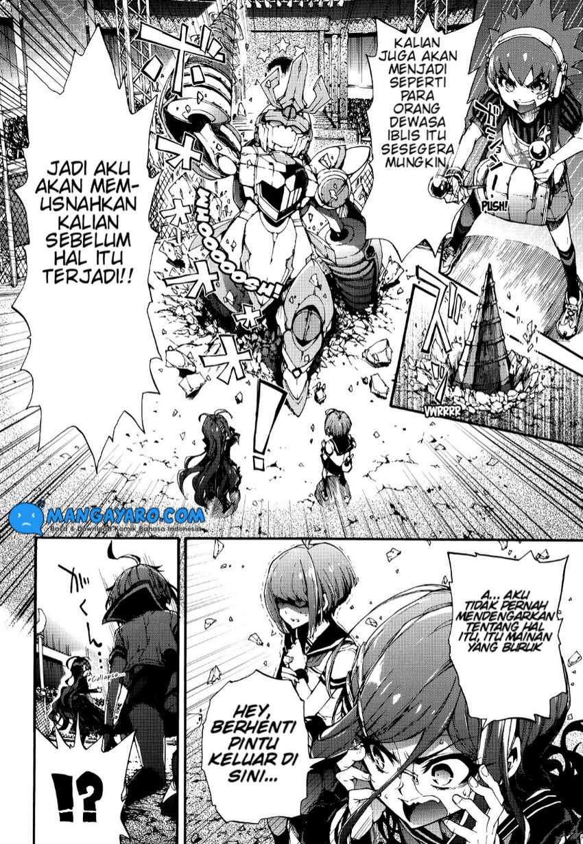 Zettai Zetsubou Shoujo – Danganronpa Another Episode – Genocider Mode Chapter 01 Gambar 39