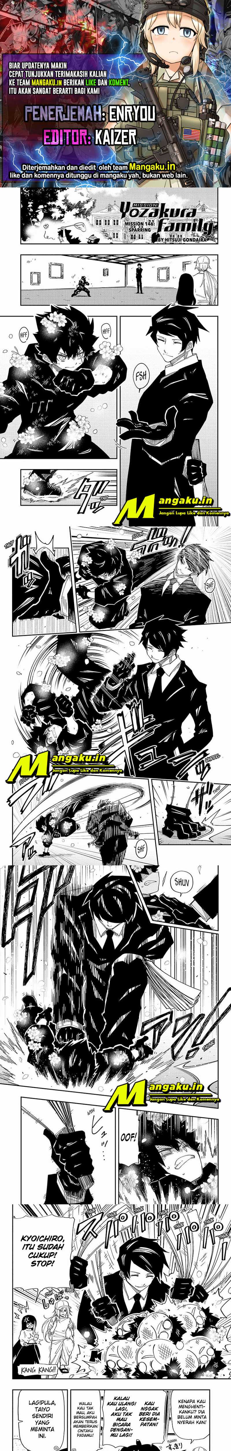 Baca Komik Mission: Yozakura Family Chapter 146 Gambar 1