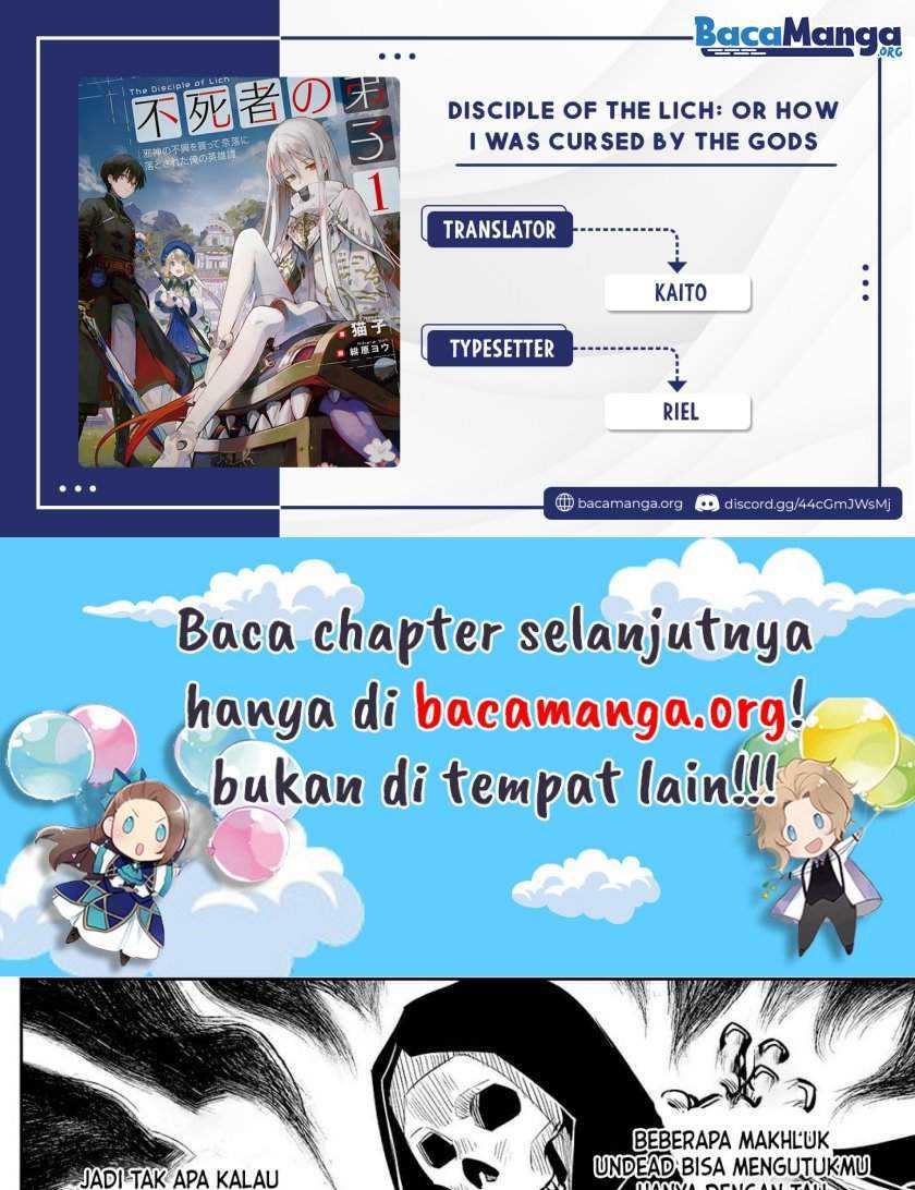 Baca Komik Disciple of the Lich: Or How I Was Cursed by the Gods and Dropped Into the Abyss! Chapter 2.2 Gambar 1