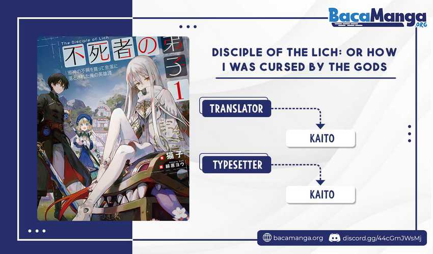 Baca Komik Disciple of the Lich: Or How I Was Cursed by the Gods and Dropped Into the Abyss! Chapter 01.1 Gambar 1