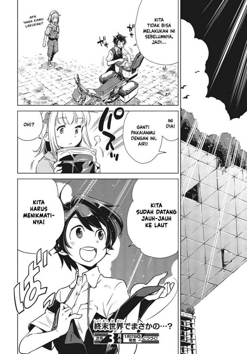 Shuumatsu Touring Chapter 04 Gambar 28