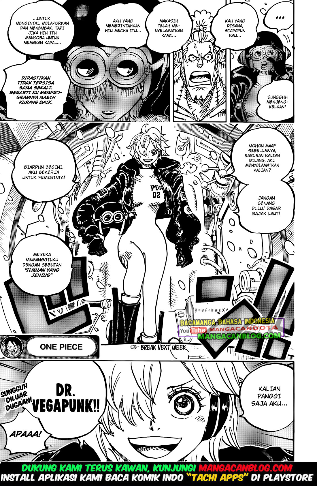 One Piece Chapter 1061 HQ Gambar 13