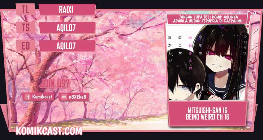 Baca Komik Mitsuishi-San Is Being Weird This Year Chapter 16 Gambar 1