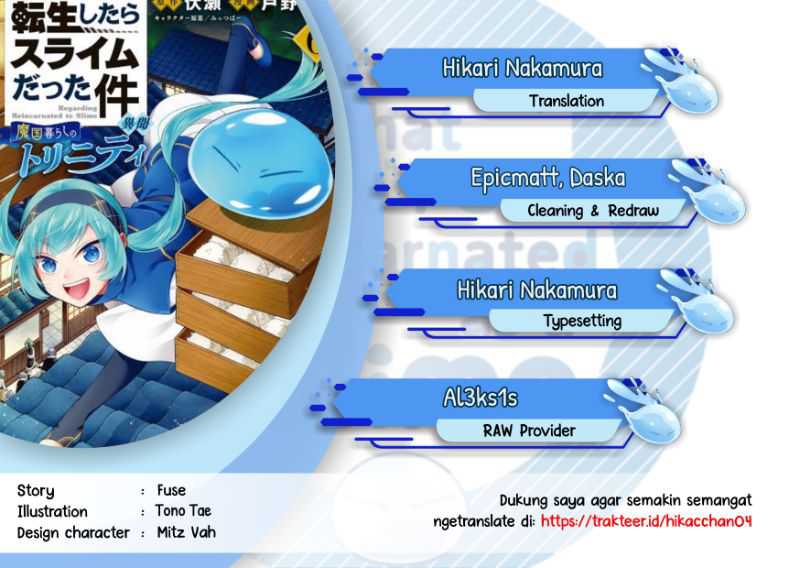 Baca Komik Tensei Shitara Slime Datta Ken Ibun: Makoku Gurashi no Trinity Chapter 46 Gambar 1