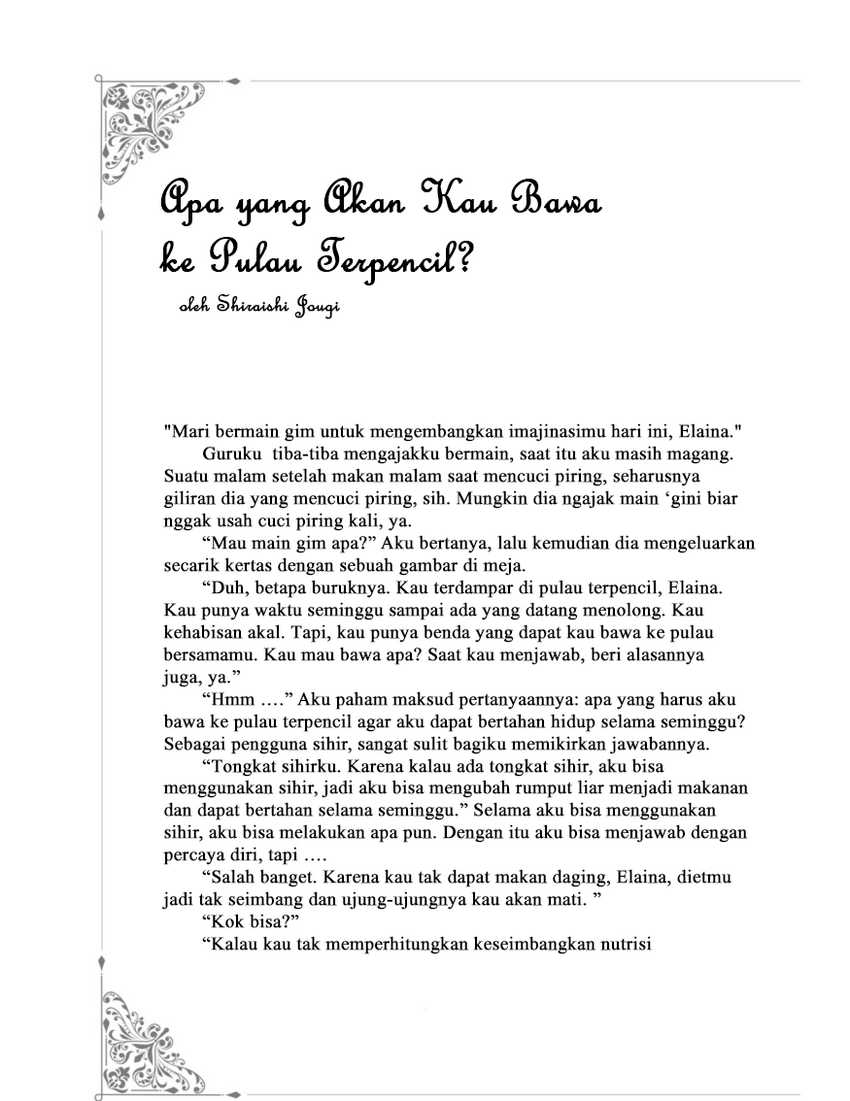 Baca  Majo no Tabitabi Chapter 4.5 Gambar 2