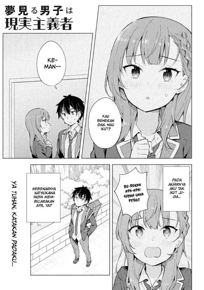 Baca Yumemiru Danshi wa Genjitsushugisha Chapter 13 Gambar 2