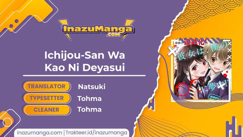 Baca Komik Ichijou-san wa Kao ni Deyasui Chapter 03 Gambar 1