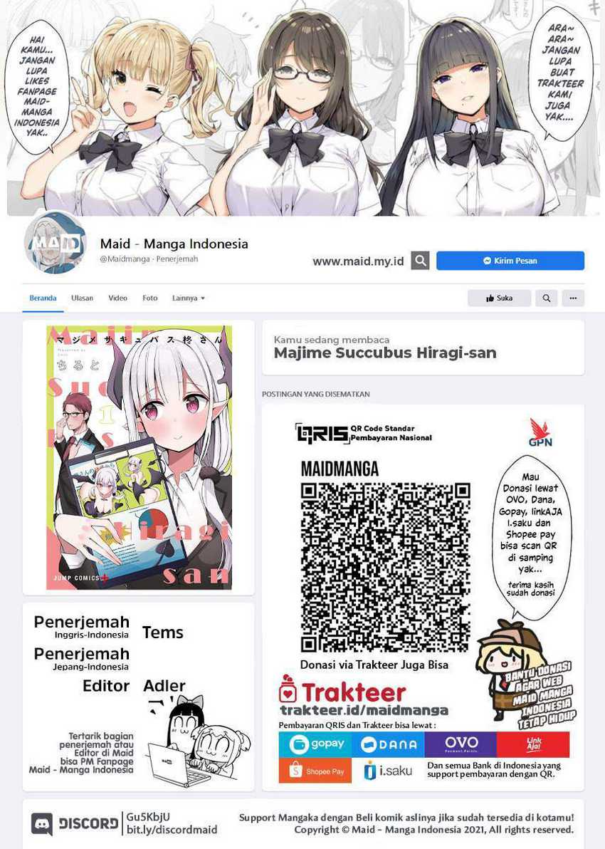 Baca Majime Succubus Hiiragi-san Chapter 02 Gambar 2