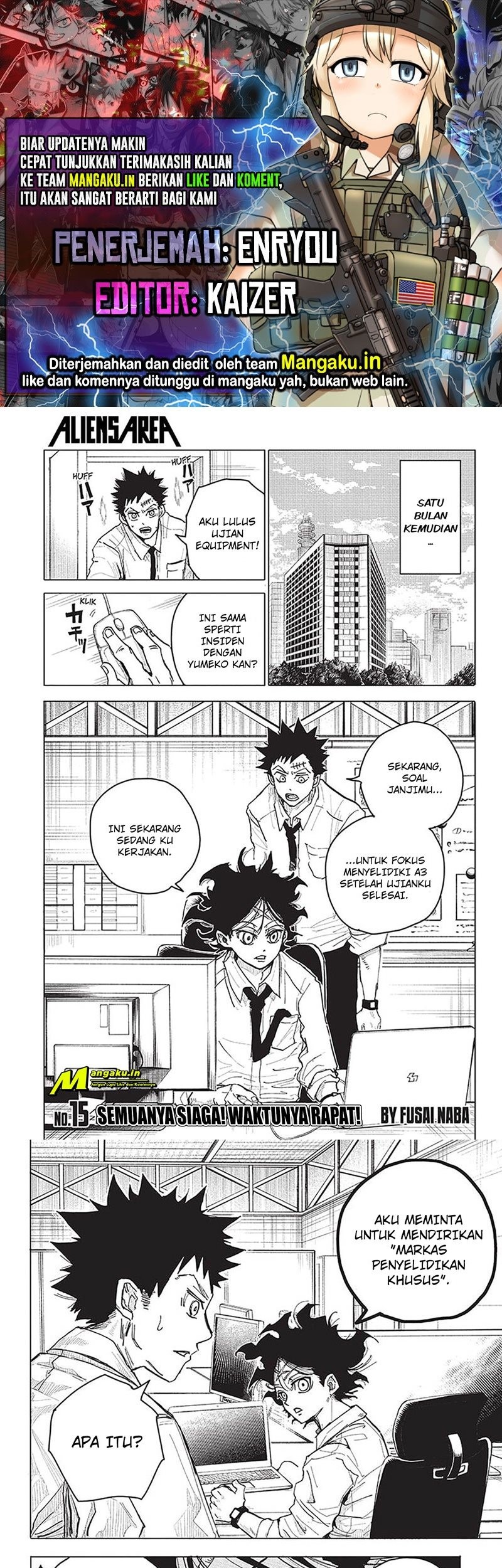 Baca Komik Aliens Area Chapter 15 Gambar 1
