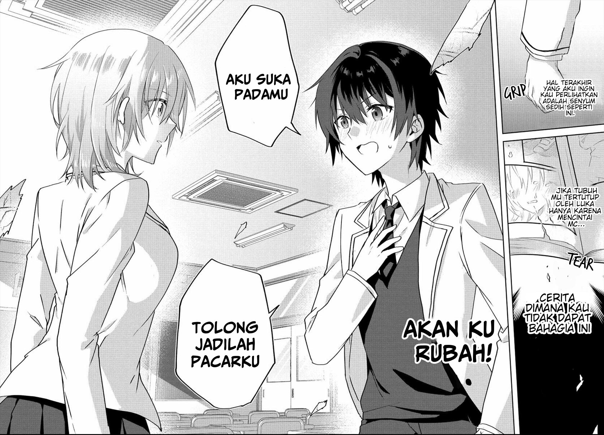 Rabu kome manga ni haitte shimattanode, oshi no make hiroin o zenryoku de shiawaseni suru Chapter 1 Gambar 21