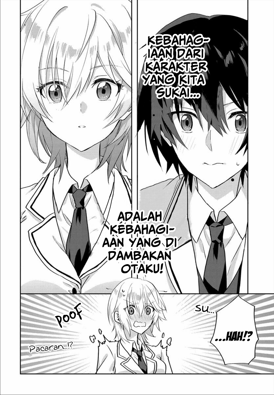 Rabu kome manga ni haitte shimattanode, oshi no make hiroin o zenryoku de shiawaseni suru Chapter 1 Gambar 22