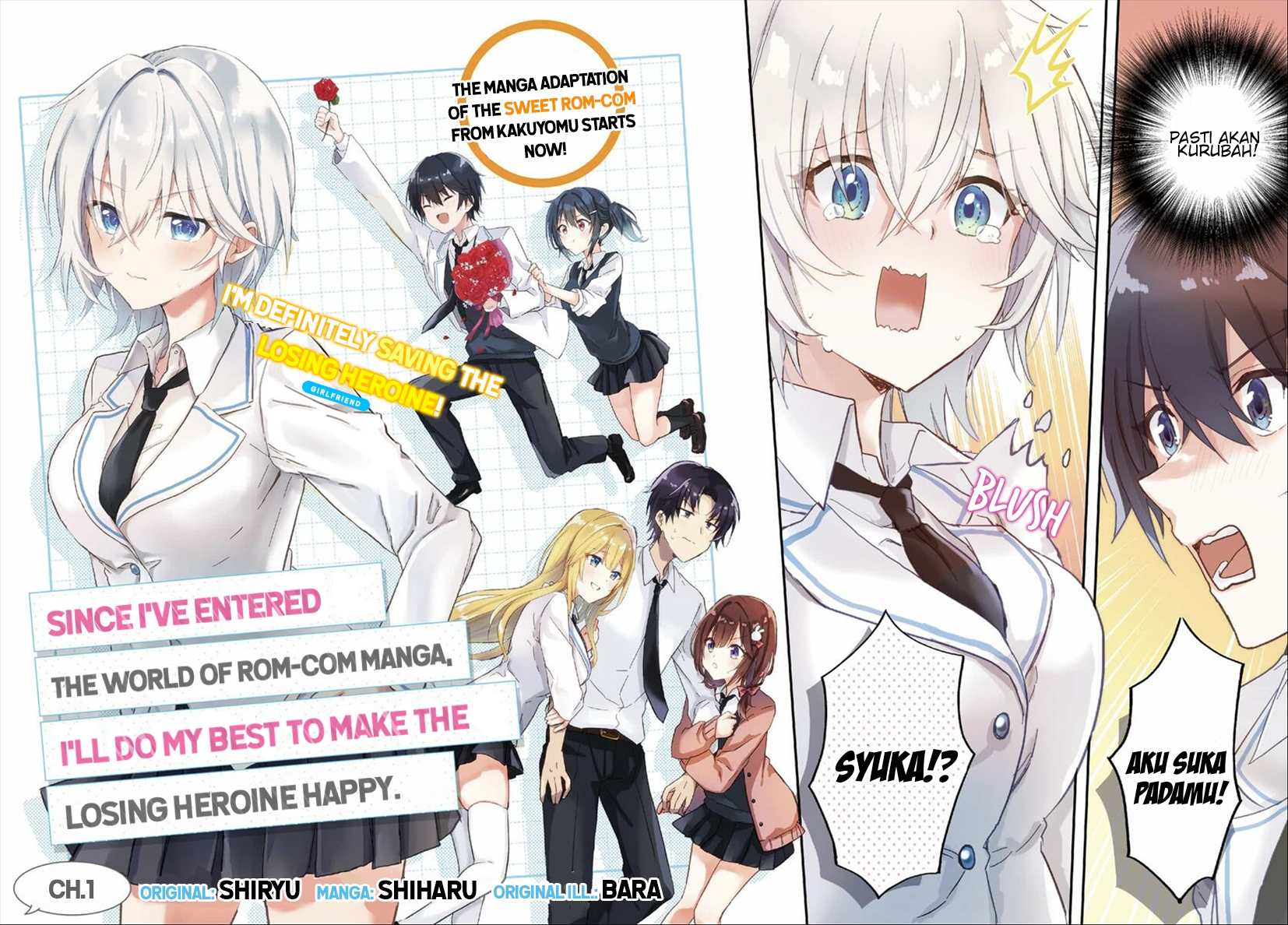 Rabu kome manga ni haitte shimattanode, oshi no make hiroin o zenryoku de shiawaseni suru Chapter 1 Gambar 6