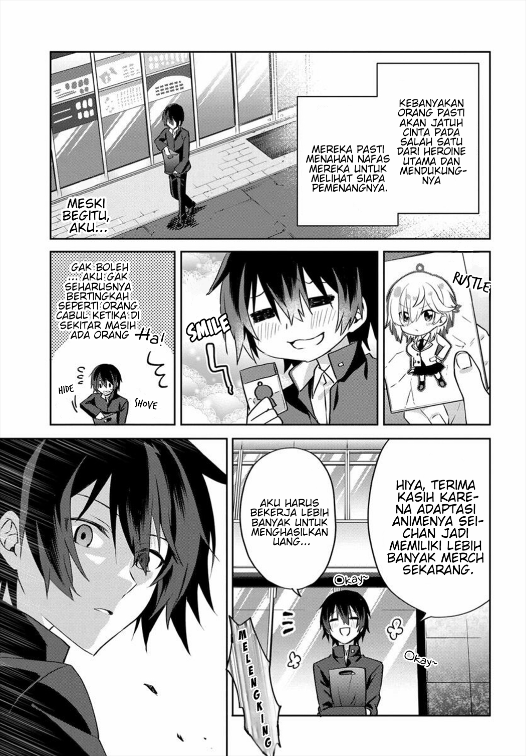 Rabu kome manga ni haitte shimattanode, oshi no make hiroin o zenryoku de shiawaseni suru Chapter 1 Gambar 10