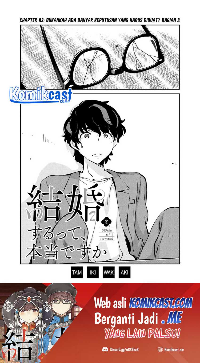 Baca Kekkon Surutte, Hontou Desu Ka? Chapter 82 Gambar 2