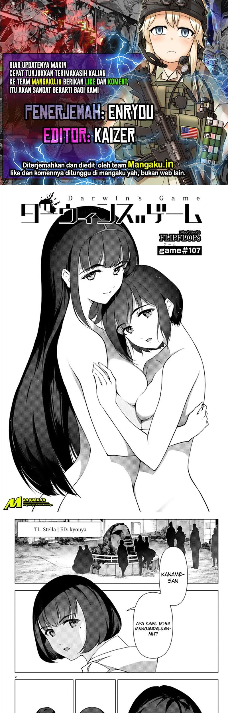 Baca Komik Darwins Game Chapter 107.1 Gambar 1