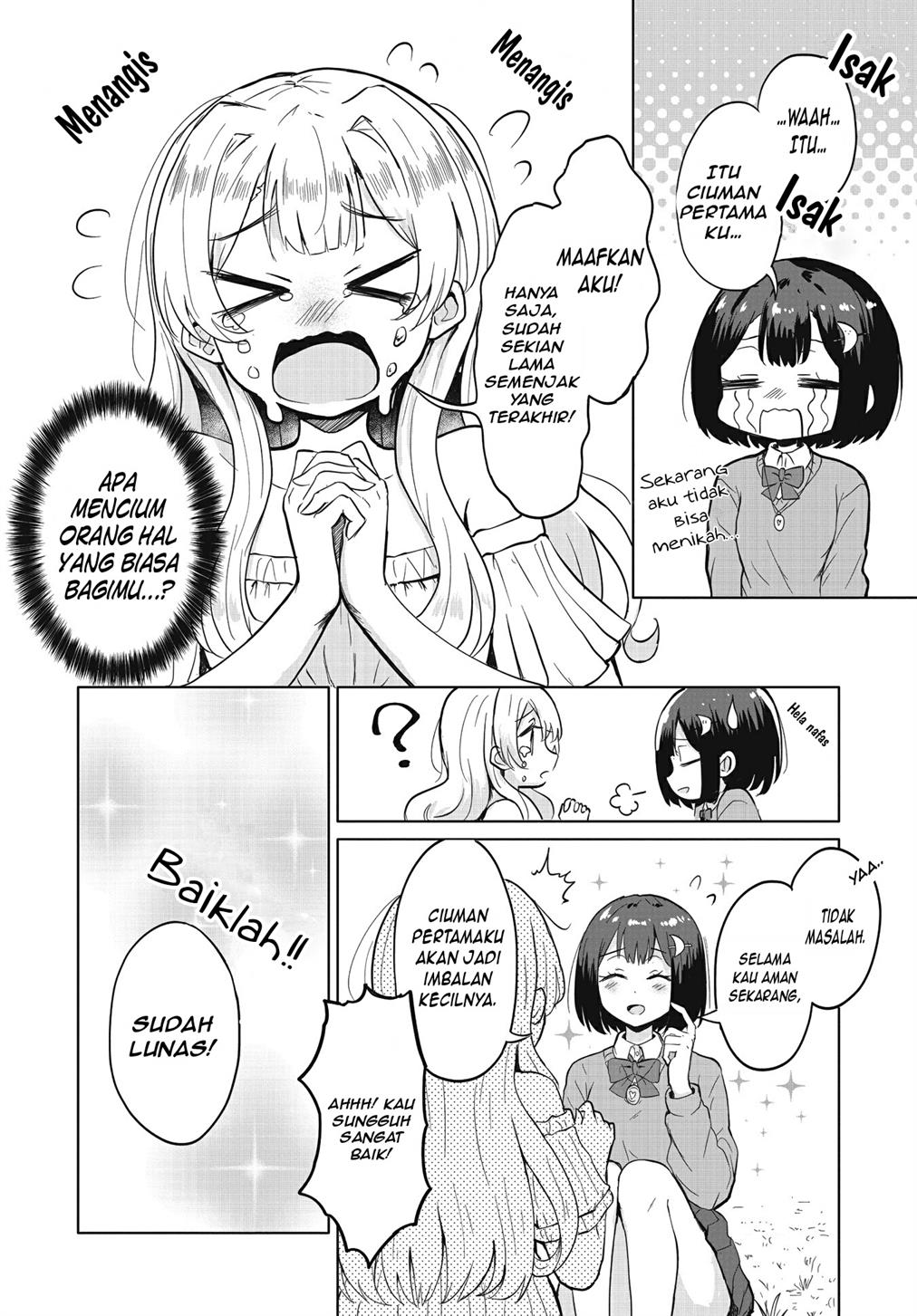 Ironna Onnanoko to Kisu wo shiteitara, Yuri Kisu ni Mezamete shimaimashita… Chapter 1 Gambar 19