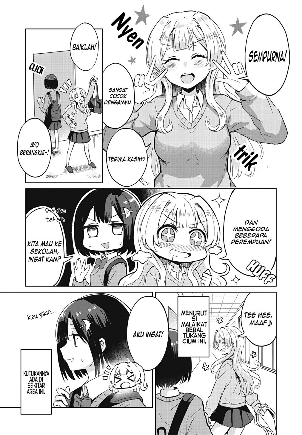 Ironna Onnanoko to Kisu wo shiteitara, Yuri Kisu ni Mezamete shimaimashita… Chapter 1 Gambar 28