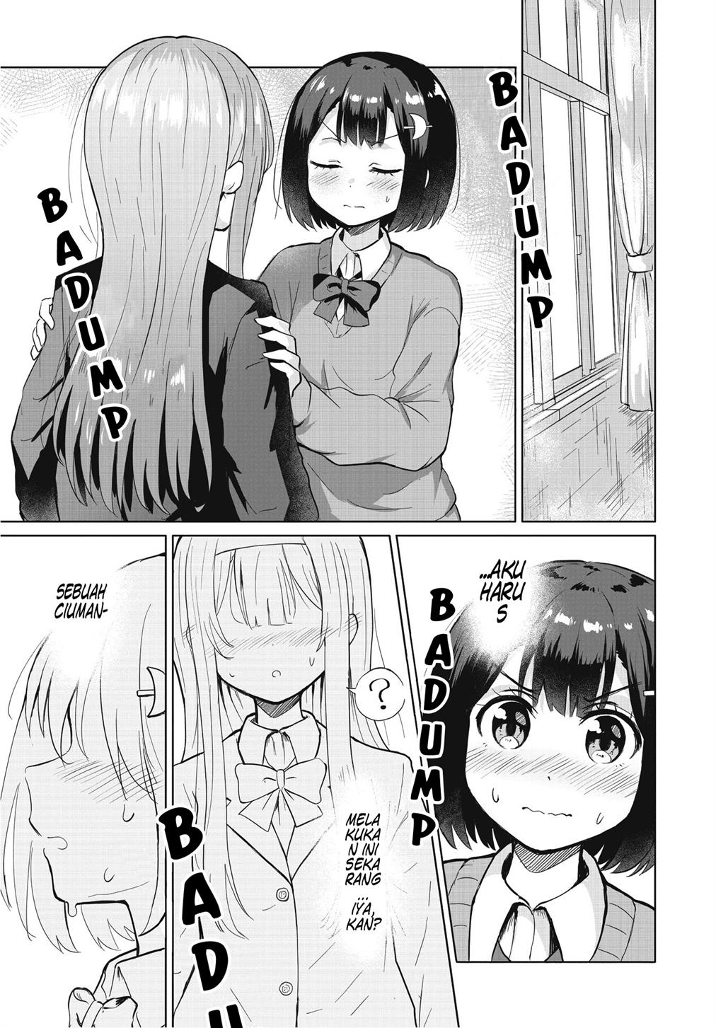 Ironna Onnanoko to Kisu wo shiteitara, Yuri Kisu ni Mezamete shimaimashita… Chapter 1 Gambar 3