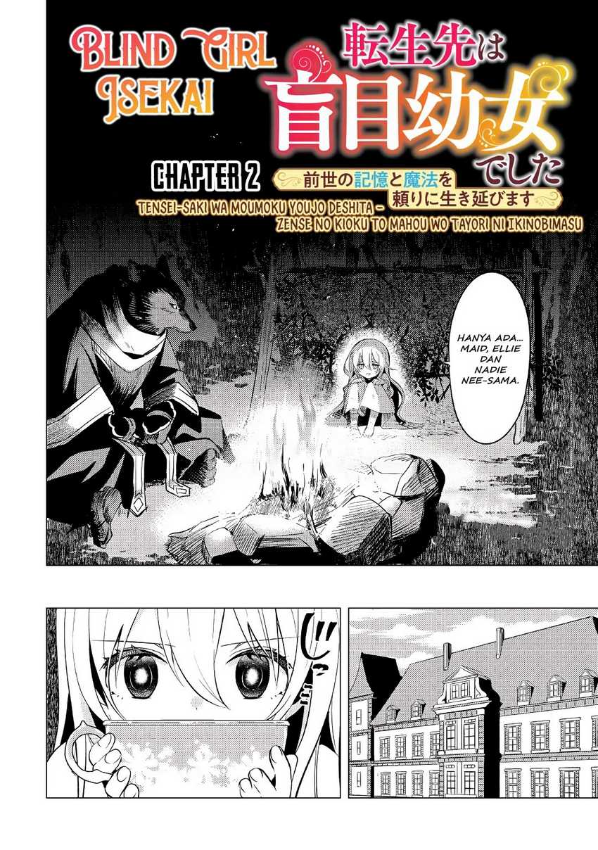 Tensei-saki wa Moumoku Youjo deshita: Zense no Kioku to Mahou wo Tayori ni Ikinobimasu Chapter 02 Gambar 3