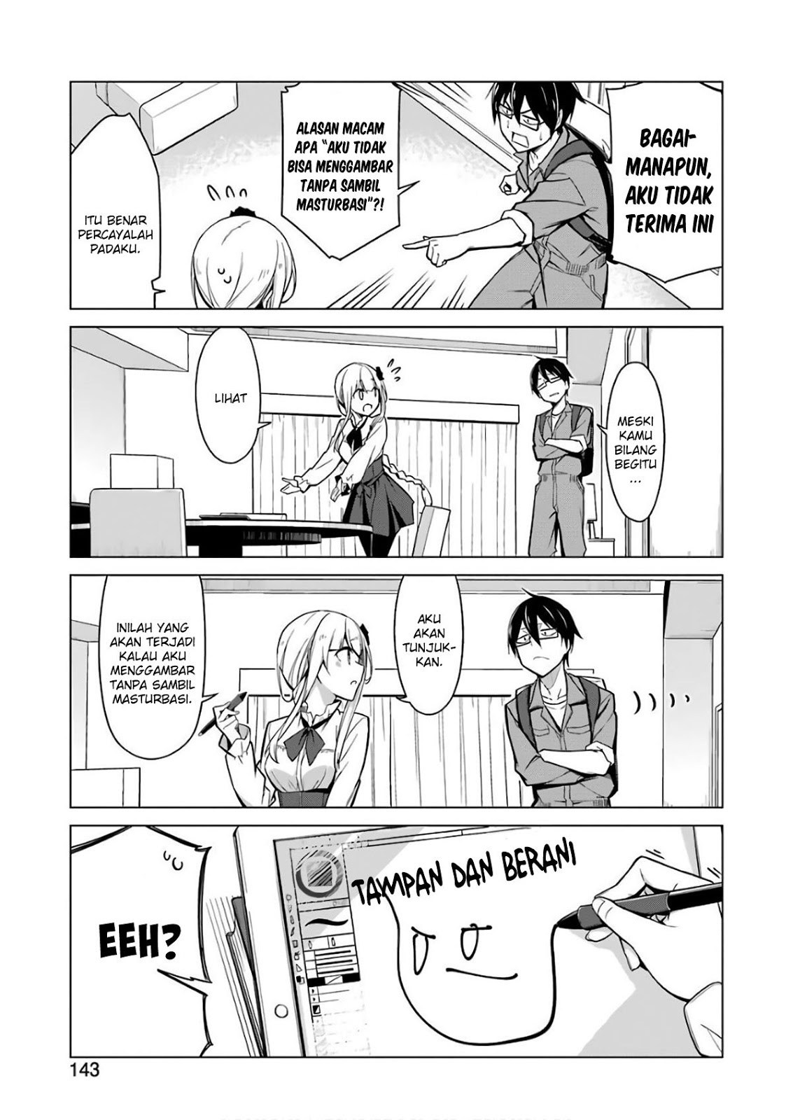 Drawing While Masturbating Chapter 01 Gambar 10