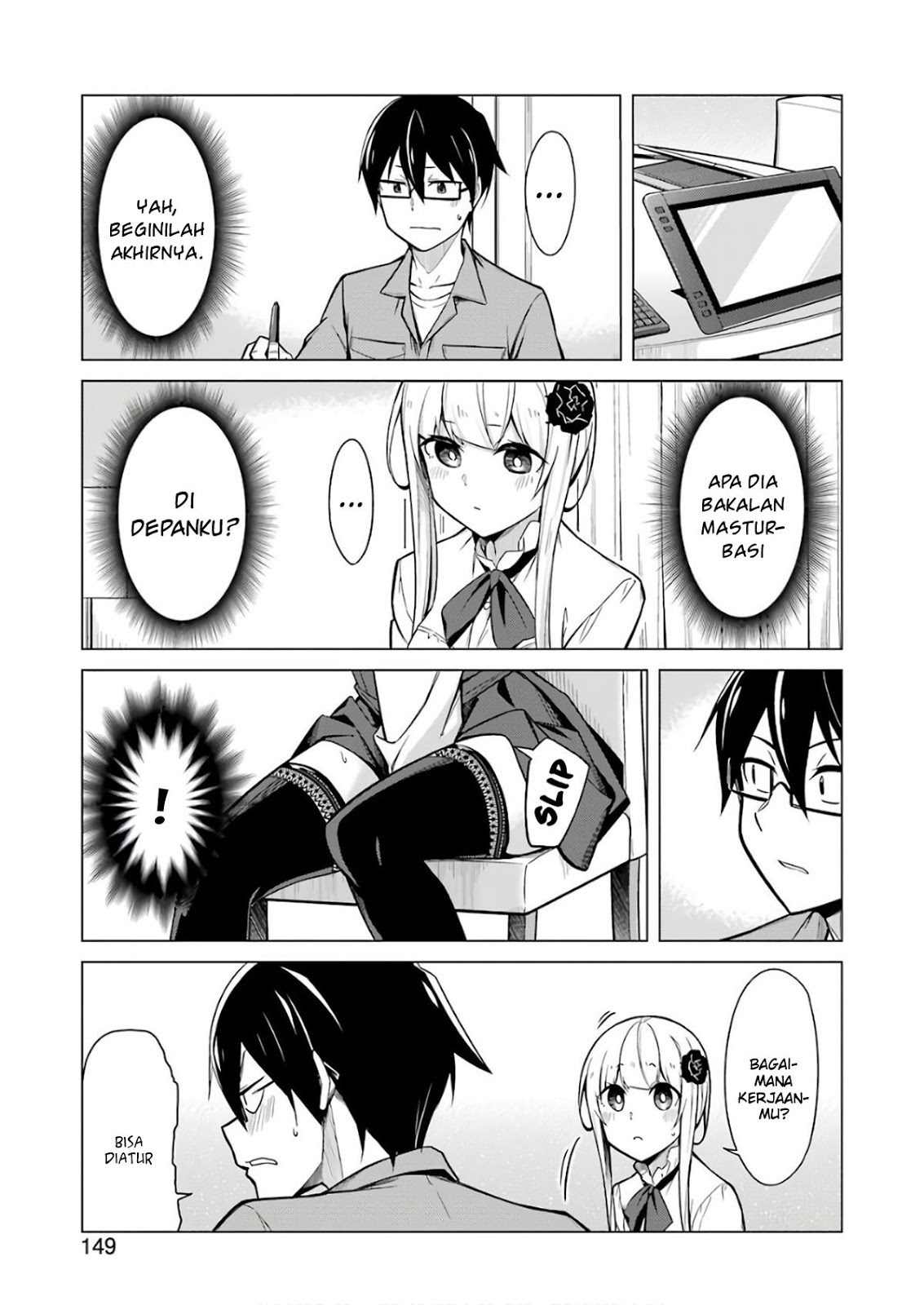 Drawing While Masturbating Chapter 01 Gambar 16