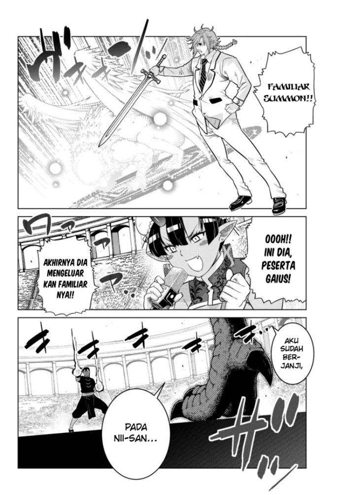 Ochikobore Datta Ani Ga Jitsuha Saikyou: Shijou Saikyou No Yuusha Wa Tensei-shi, Gakuen De Mujikaku Ni Musou Suru Chapter 13 Gambar 20