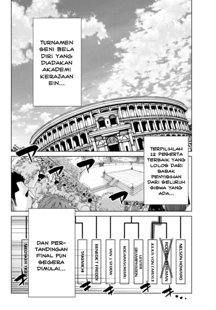Ochikobore Datta Ani Ga Jitsuha Saikyou: Shijou Saikyou No Yuusha Wa Tensei-shi, Gakuen De Mujikaku Ni Musou Suru Chapter 13 Gambar 4