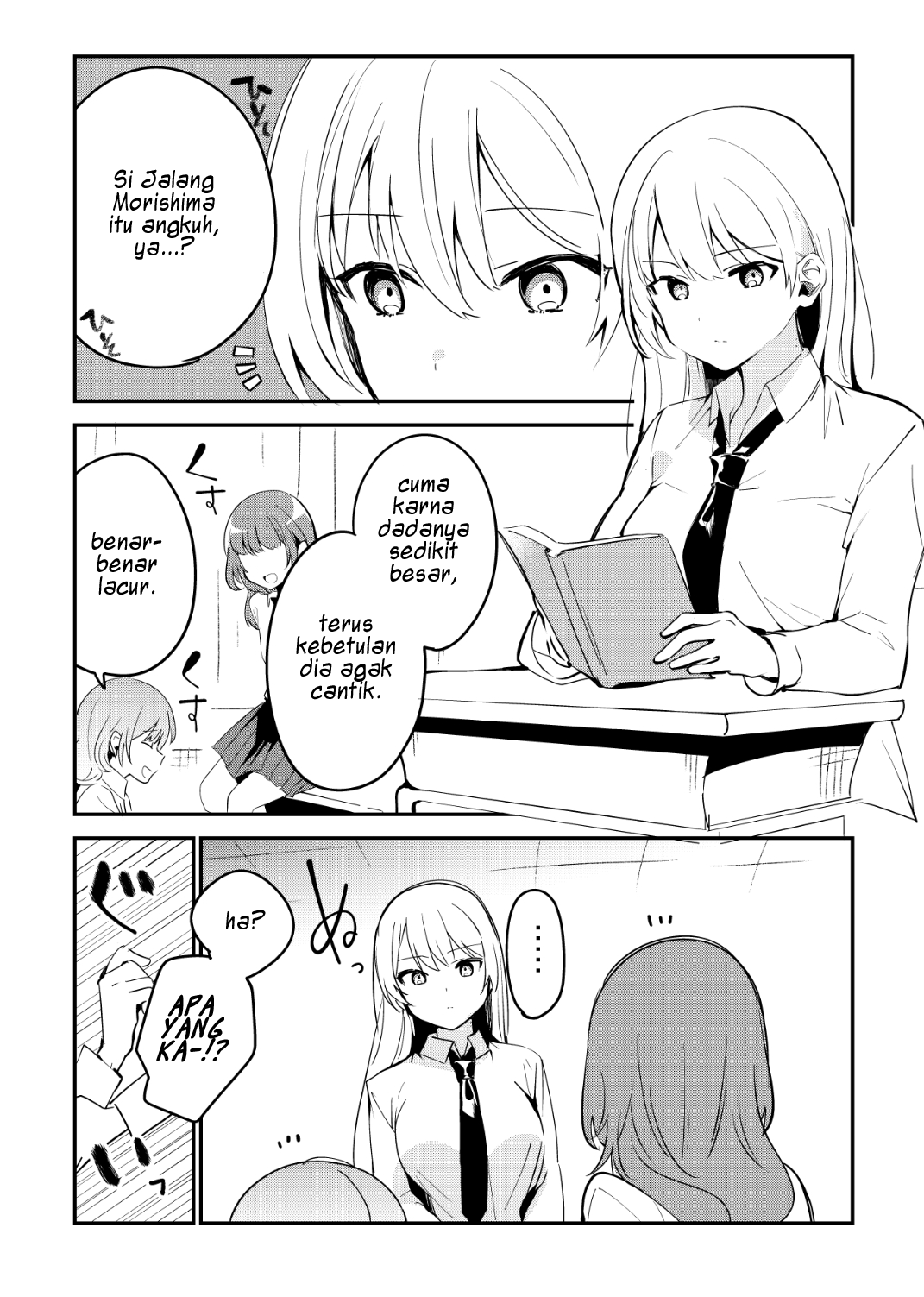 Baca Komik A Girl Whose Breasts are a Little Big and is Kinda Pretty Chapter 1 Gambar 1