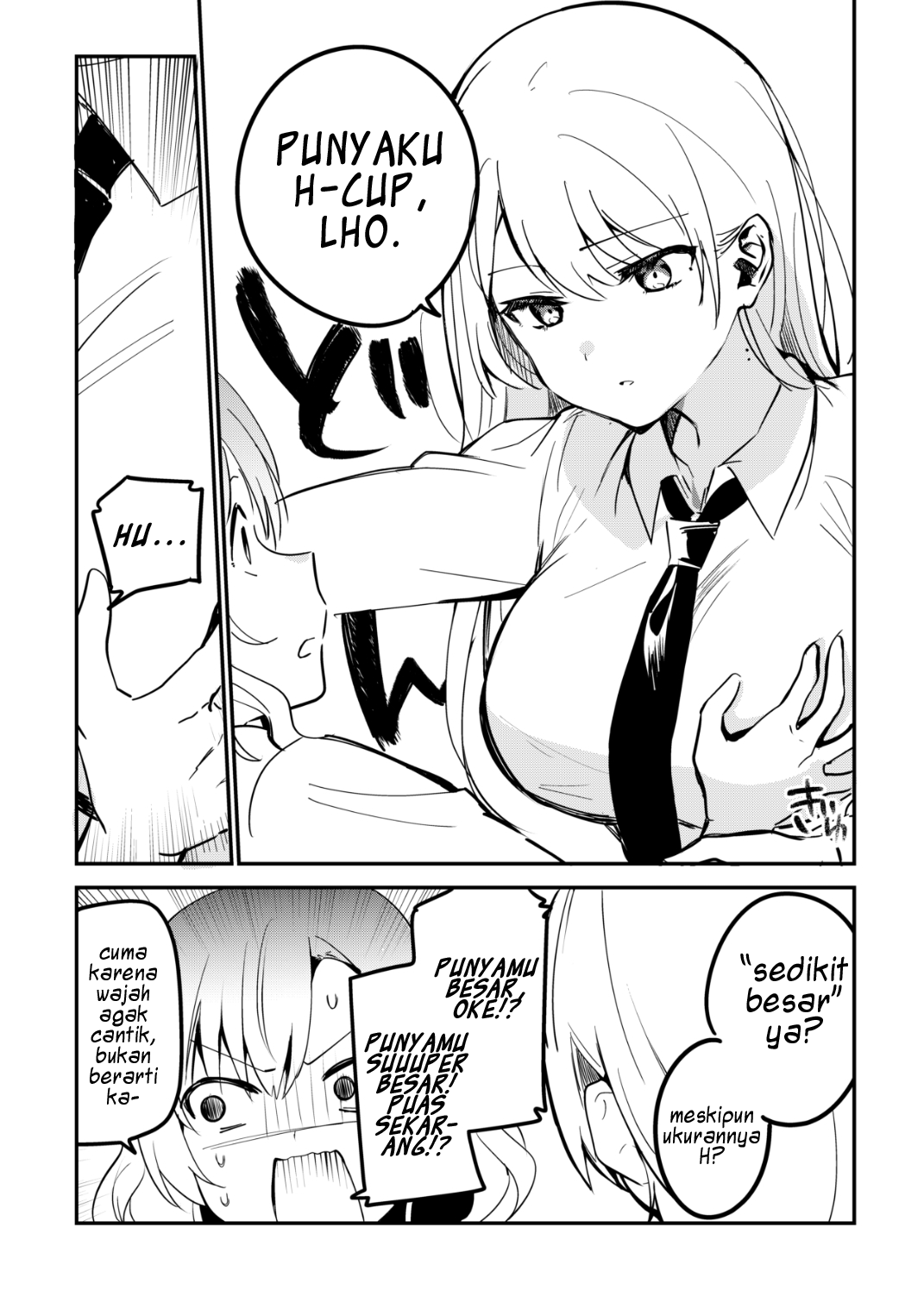 Baca  A Girl Whose Breasts are a Little Big and is Kinda Pretty Chapter 1 Gambar 2