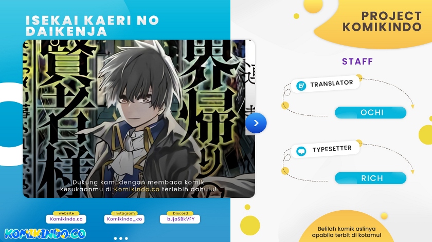 Baca Komik Isekai Kaeri no Daikenja-sama wa Sore Demo Kossori Kurashite Iru Tsumori desu Chapter 02.2 Gambar 1