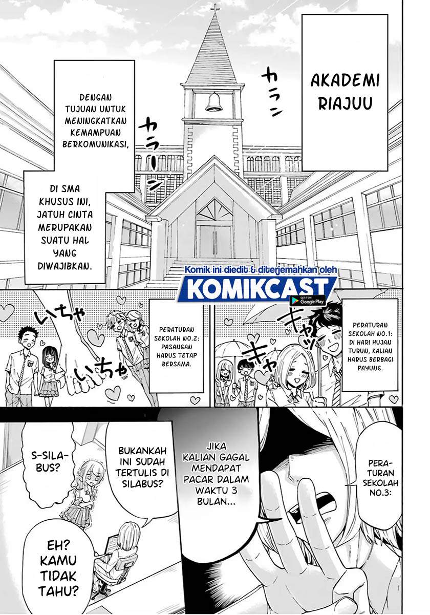 Baca  A Gyaru and Otaku who have entered a school where they will have to dropout if they cannot get a lover! Chapter 00.1 Gambar 2