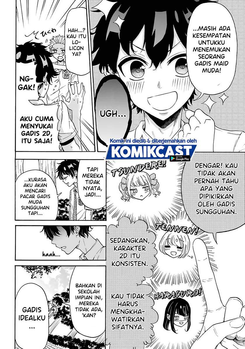 A Gyaru and Otaku who have entered a school where they will have to dropout if they cannot get a lover! Chapter 00.1 Gambar 5