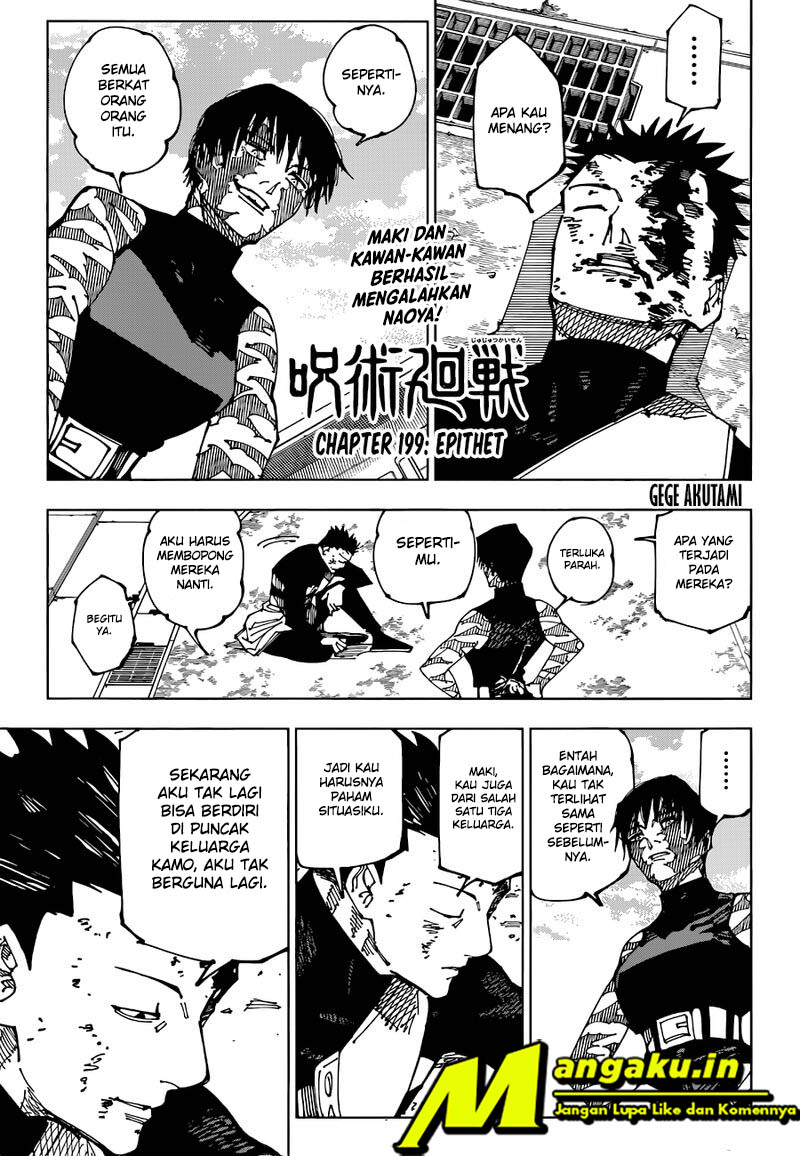 Baca Jujutsu Kaisen Chapter 199 Gambar 2