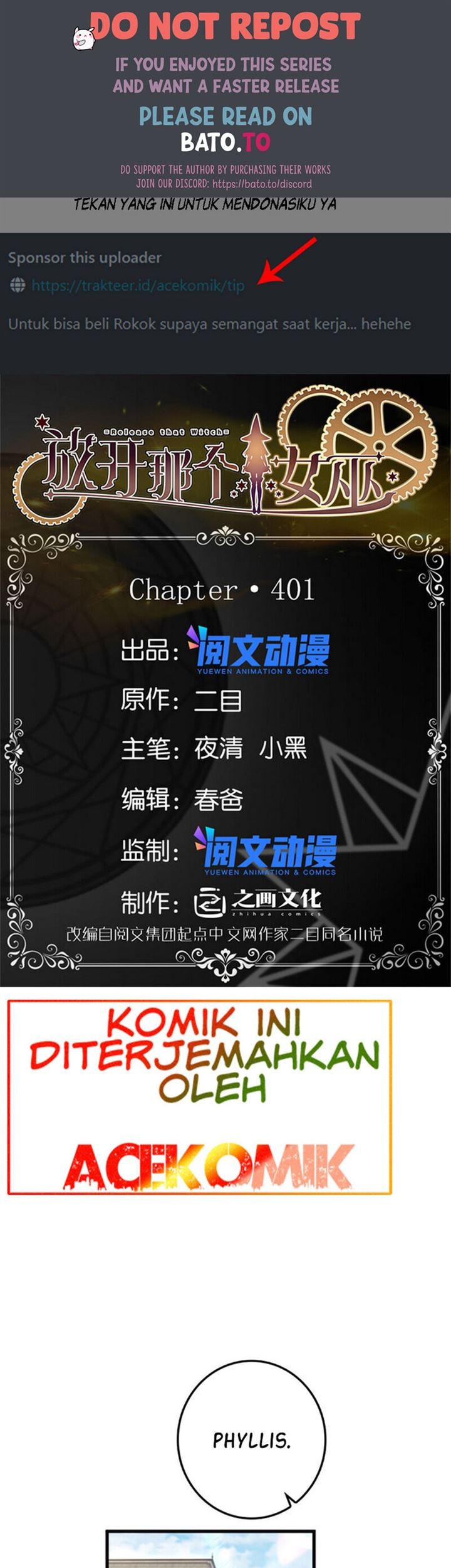 Baca Komik Release That Witch Chapter 401 Gambar 1
