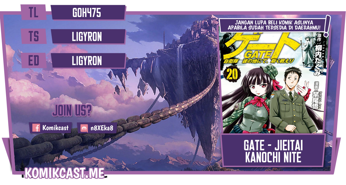 Baca Komik Gate – Jietai Kare no Chi nite Kaku Tatakeri Chapter 116 Gambar 1