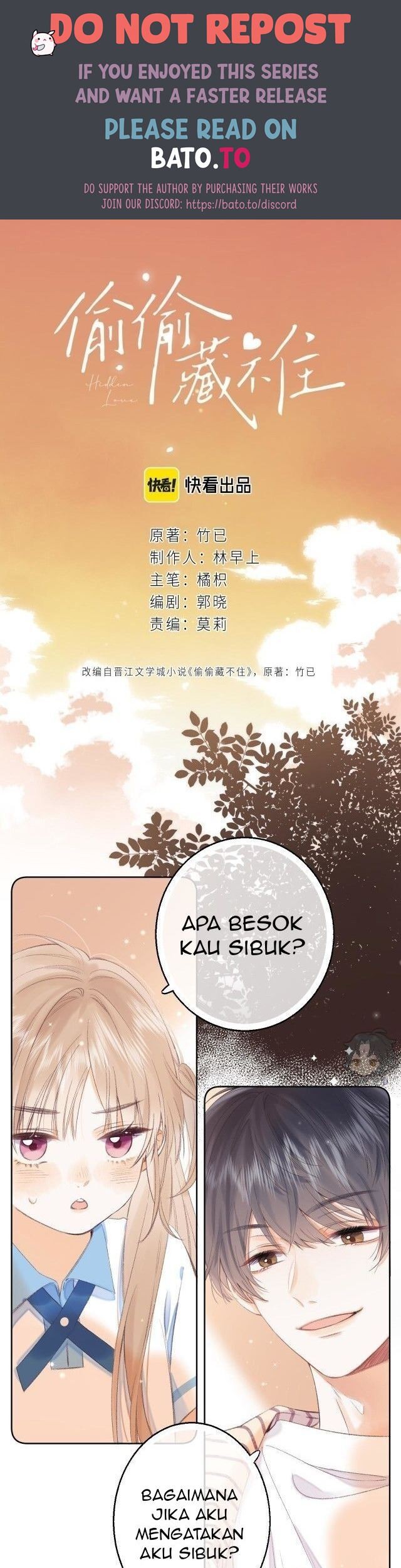 Baca Komik Hidden Love (Zhu Yi) Chapter 3 Gambar 1