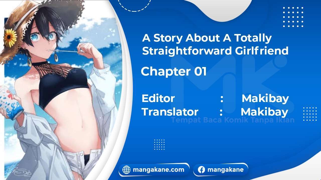 Baca Komik A Story About A Totally Straightforward Girlfriend Chapter 1 Gambar 1