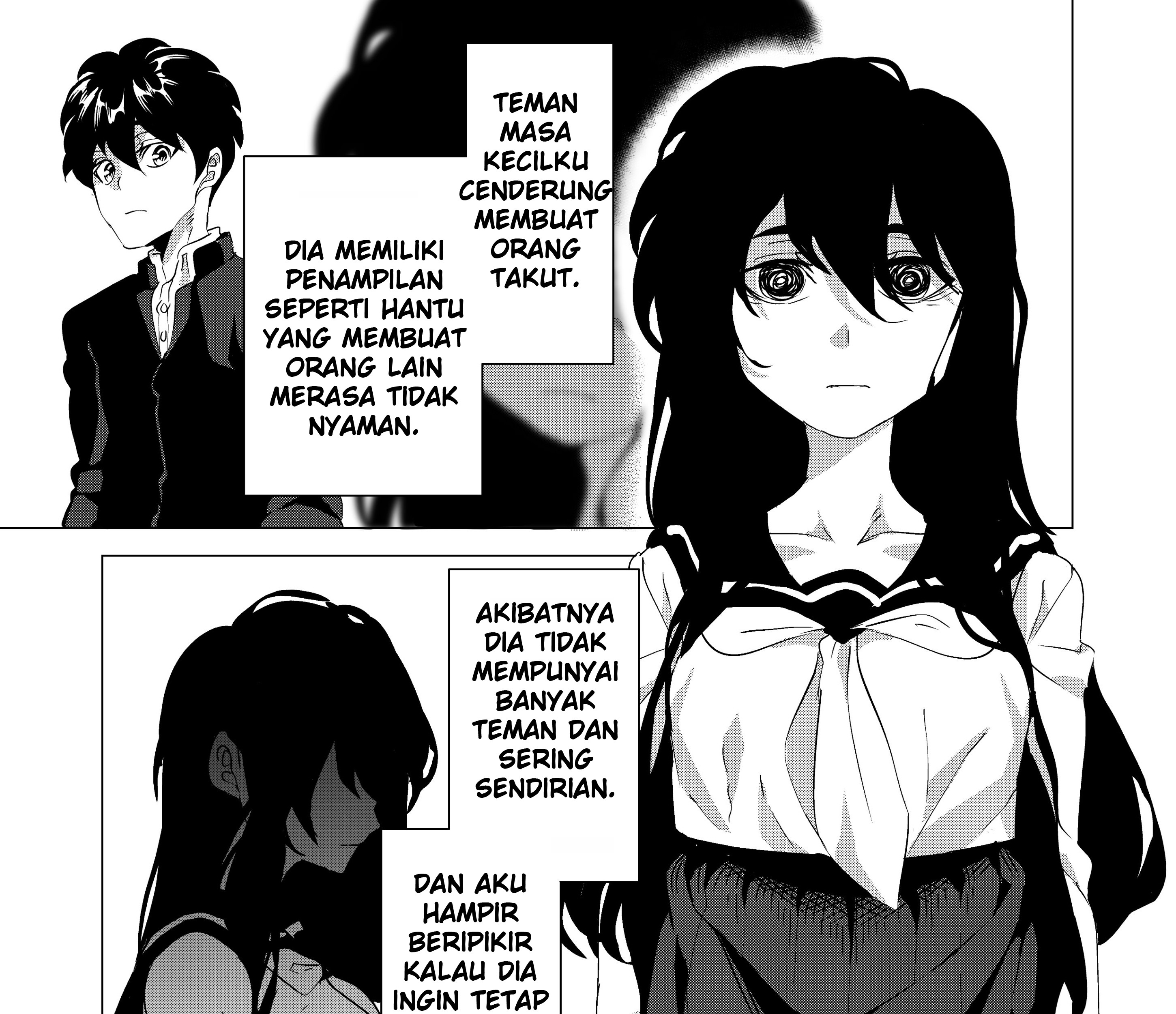 Baca Manga A Story About a Creepy Girl’s Smile Chapter 2 Gambar 2