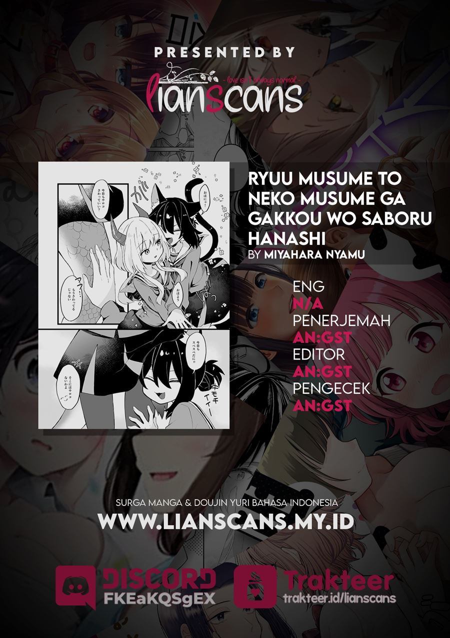 A Story About a Dragon Girl and a Cat Girl Skipping School Chapter 00.1 Gambar 5