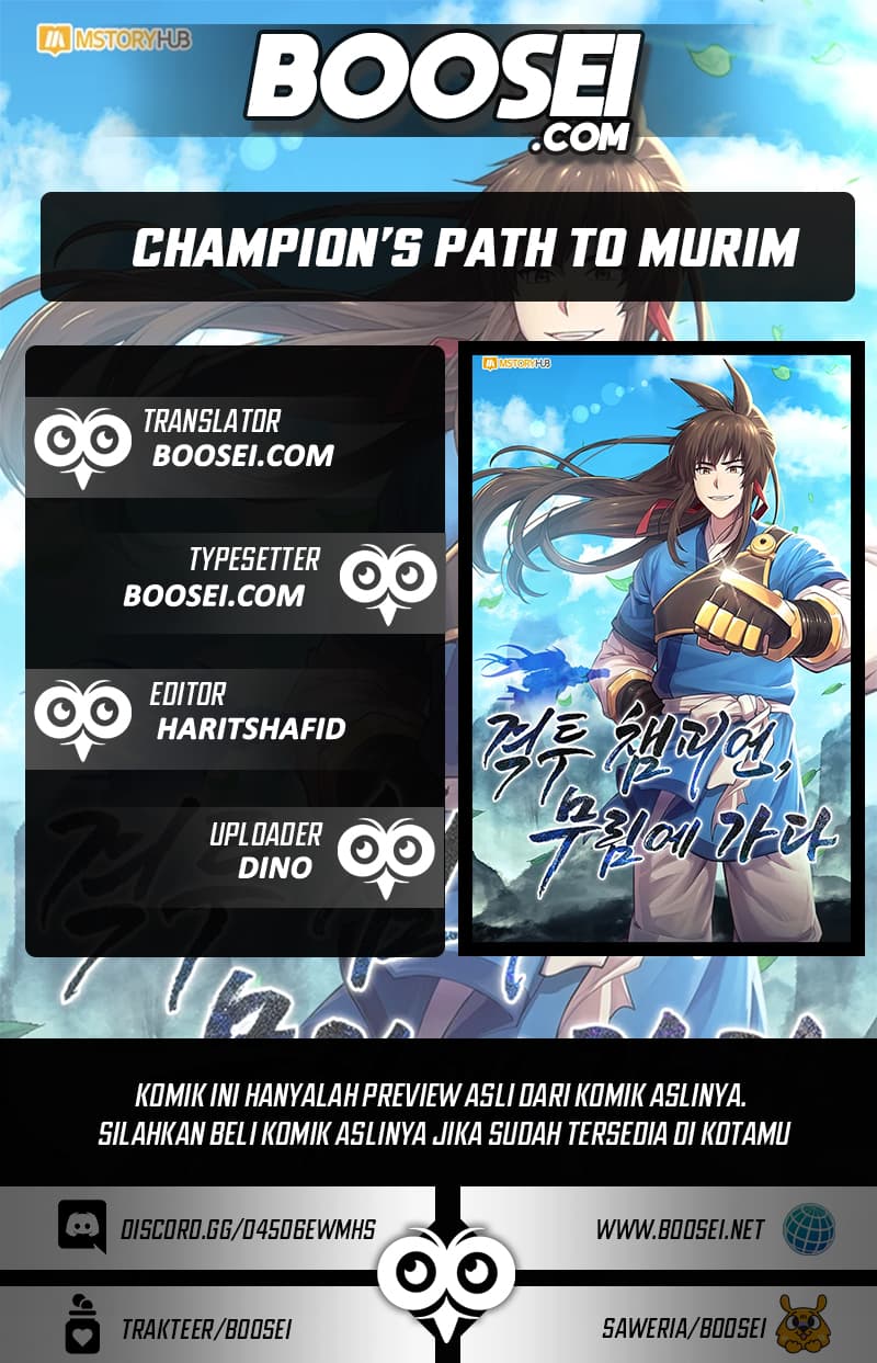 Baca Komik Champion’s Path to Murim Chapter 20 Gambar 1