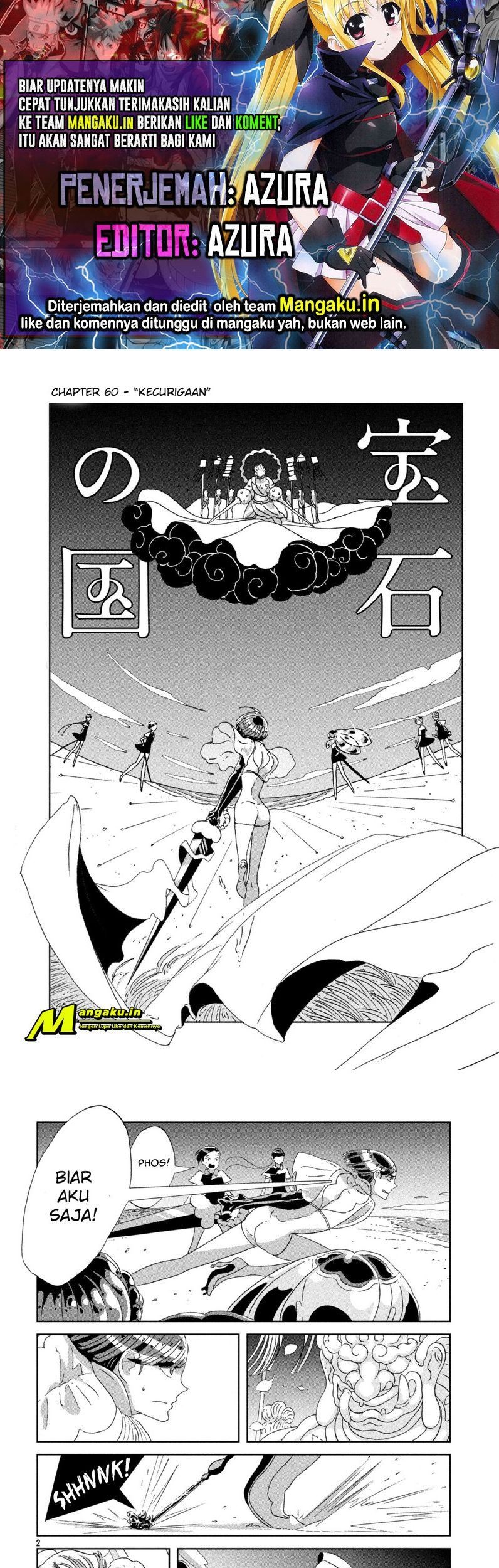 Baca Komik Houseki no Kuni Chapter 60 Gambar 1