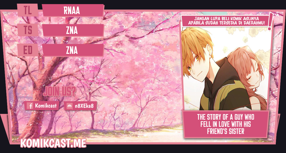 Baca Komik The Story of a Guy who fell in love with his Friend’s Sister Chapter 16 Gambar 1