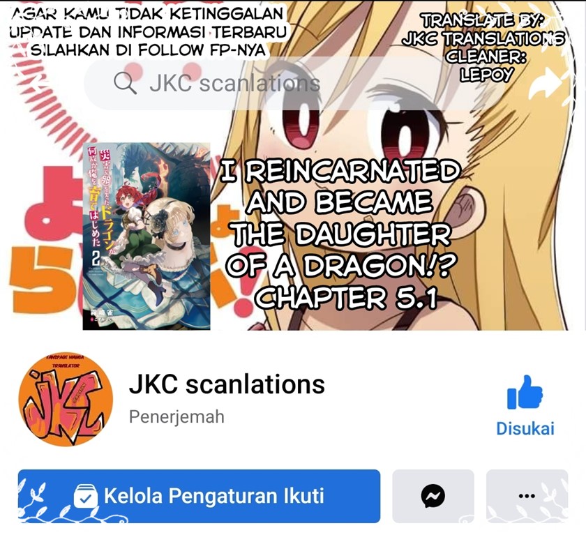 Saigai de Tamago wo Ushinatta Dragon ga Nazeka Ore wo Sodate Hajimeta Chapter 05.1 Gambar 14